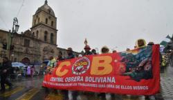 La COB seguirá en las calles y anuncia que socializará la “enajenación” que avala el decreto 5503