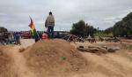 Bloqueadores reanudan el corte de ruta en San Julián tras un cuarto intermedio de una hora