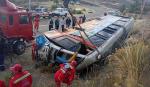 Vuelco de bus en Tarabuco deja dos fallecidos y más de 20 heridos