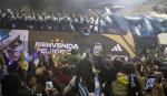 Argentina es recibida por una multitud tras el subcampeonato del Mundial