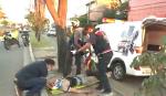 Peatón resulta herido tras ser atropellado por un motociclista en la zona de San Aurelio