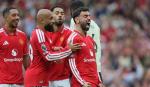 Manchester United reaccionó y ganó con triplete de Bruno Fernándes