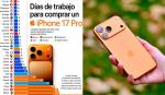 Comprar un iPhone 17 Pro puede requerir desde tres hasta 160 días de trabajo, según el país