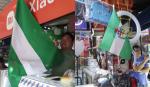 Alcalde lleva una bandera más grande al Comercial Grigotá tras polémica por retiro del símbolo cruceño