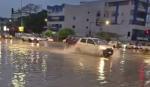 Lluvia intensa provoca inundaciones y caos vehicular en Santa Cruz 
