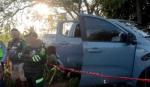 Ataque en Concepción deja dos heridos graves y una camioneta con varios impactos de bala